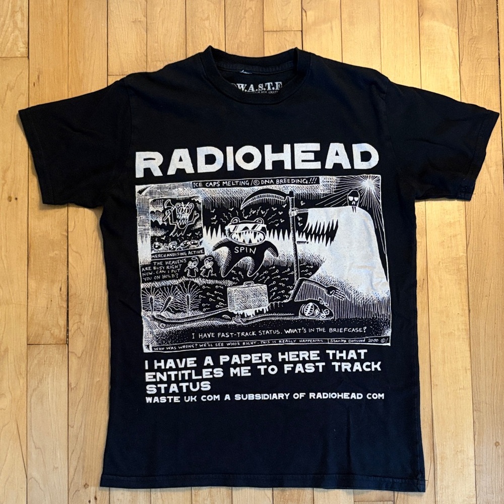 Radiohead Black Graphic T-Shirt